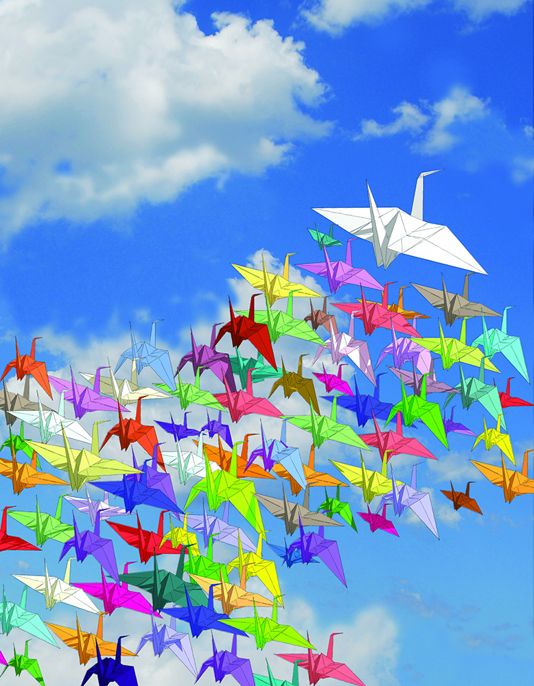 1000 Cranes Illustration