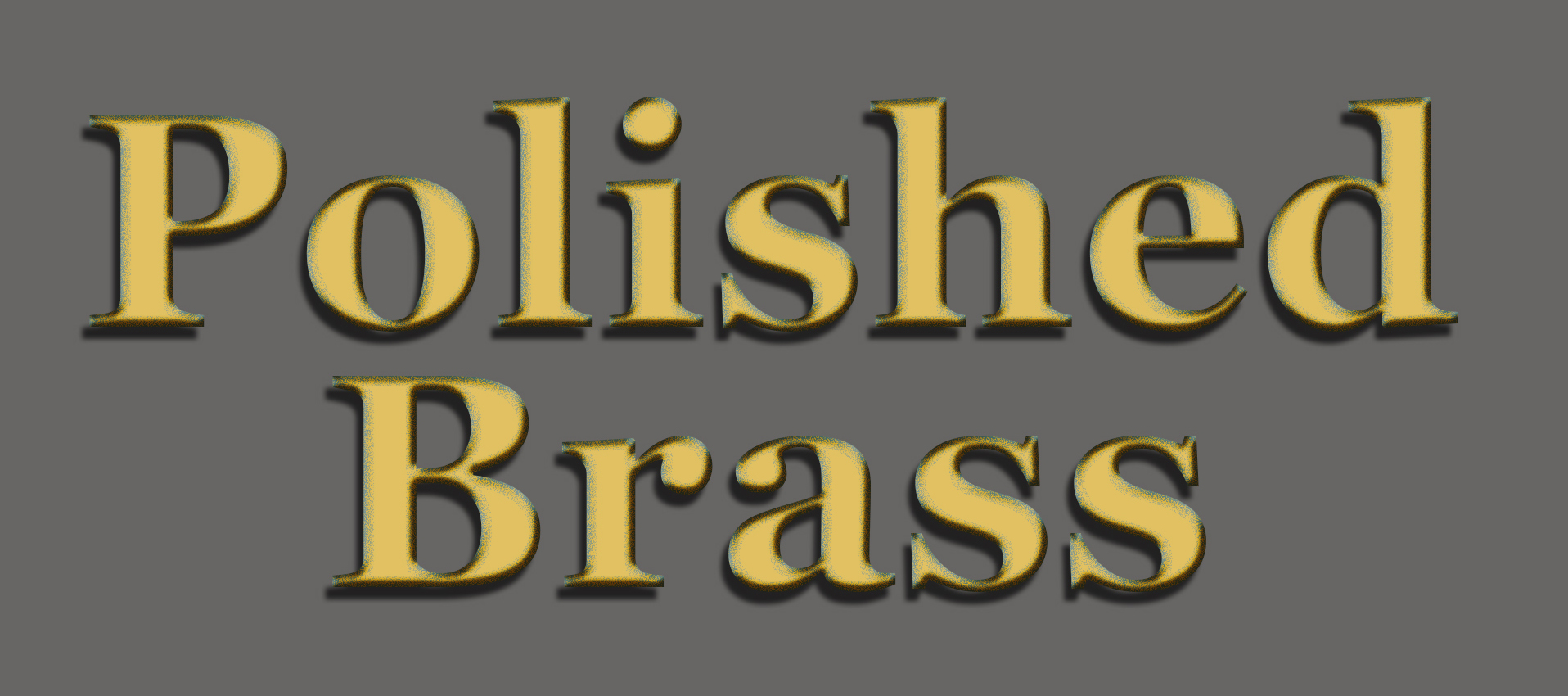 polished brass